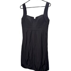 White House Black Market Womens Dress Black Sleeveless‎ Size 6 Career